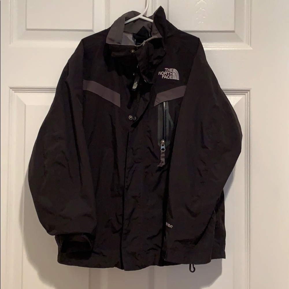 Boys black North Face jacket